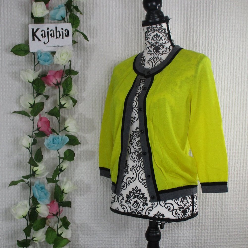 KATE SPADE Skyla Contrast Cardigan NWT Size Small